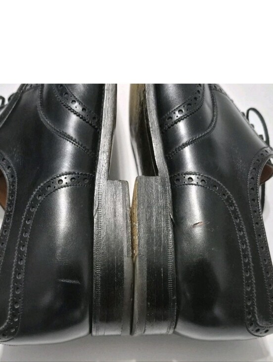 J.M. Weston Wingtip Derbies 587 Size 10.5E** Made In France. main image 10